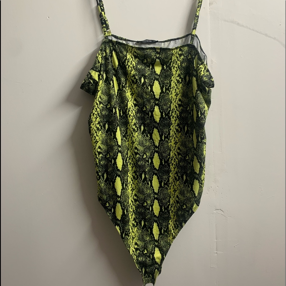 Snakeskin bodysuit